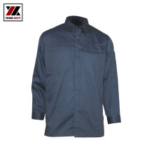 100% Cotton Mens Flame Resistant Long Sleeves FRC Shirts for Workers